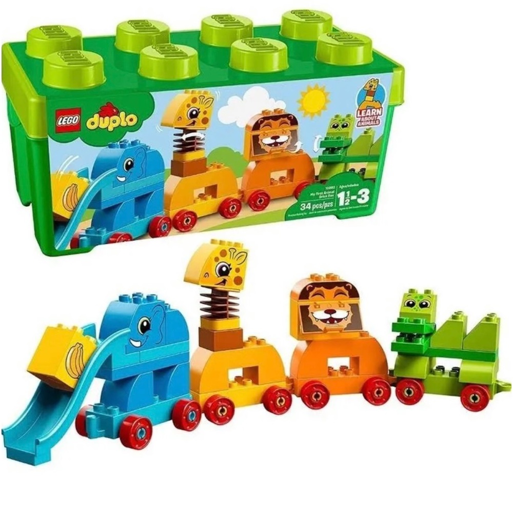 LEGO DUPLO My First Animal Brick Box 10863 Building Blocks & bonus bird; Retired